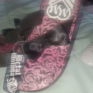 Metal mulisha sandals size 10
